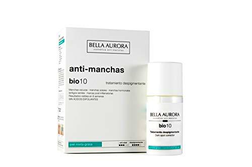 Bella Aurora Bio10 Serum Antimanchas Piel Mixta-Grasa | Tratamiento despigmentante Facial, 30 ml