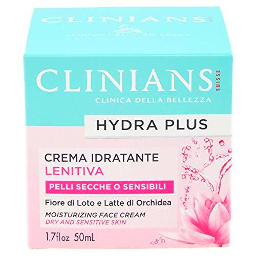 CLINIANS HYDRA PLUS, crema facial hidratante calmante para pieles secas o sensibles