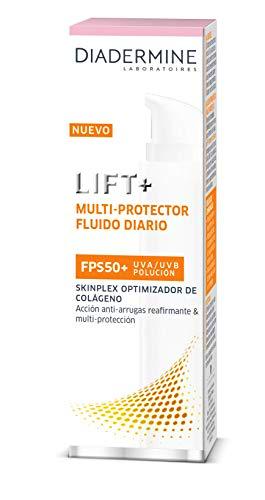 Diadermine Lift+ Multiprotector - Fluido Diario Anti Arrugas FPS50+, 40 ml