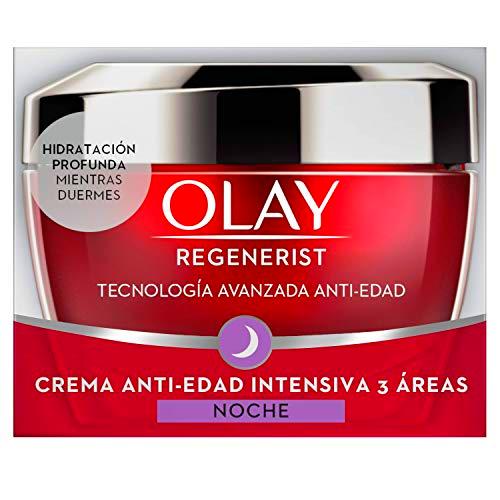 Olay Regenerist Crema de noche | Crema facial de noche sin fragancia con niacinamida y péptidos, 50 ml