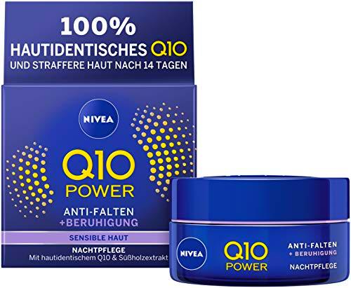 NIVEA Q10 Power - Crema de noche antiarrugas y sensibilidad reducida