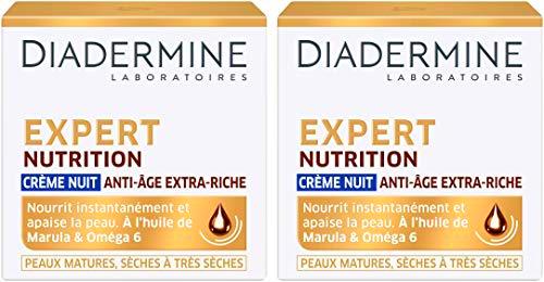 Crema de noche Diadermine Expert Nutrición 3D, 50 ml