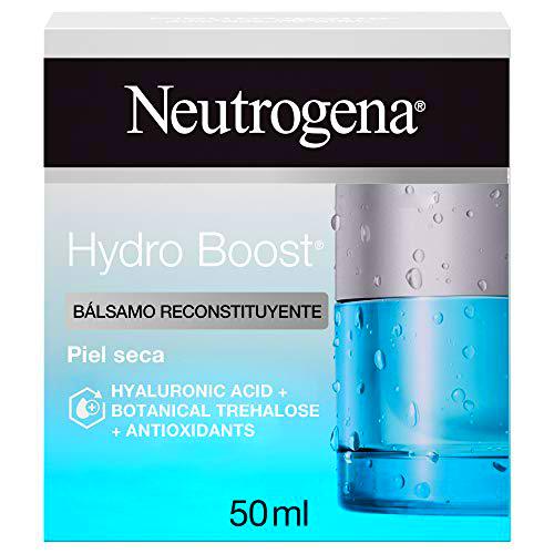 Neutrogena Hydro Boost Bálsamo Reconstituyente, Hidratante Facial para Piel Seca, 50ml