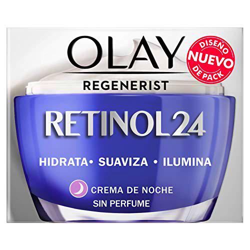 OLAY Regenerist Retinol Plus 24, Crema Hidratante De Noche sin Fragancia, 50ml
