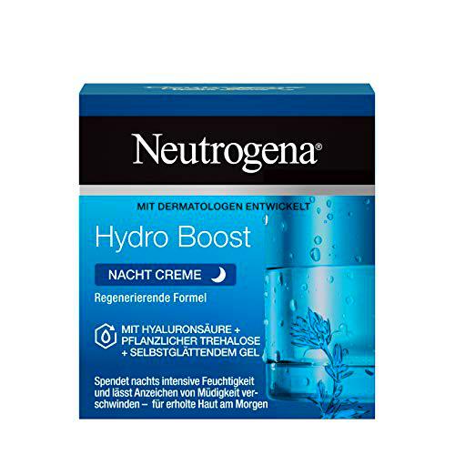 Neutrogena Hydro Boost Crema Facial Crema de Noche con Hialurónico para Cualquier Piel 50 ml