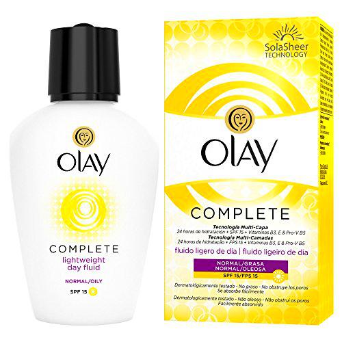 Olay Complete 3 en 1 Fluido hidratante ligero de día con SPF15 (pieles normales/grasas)