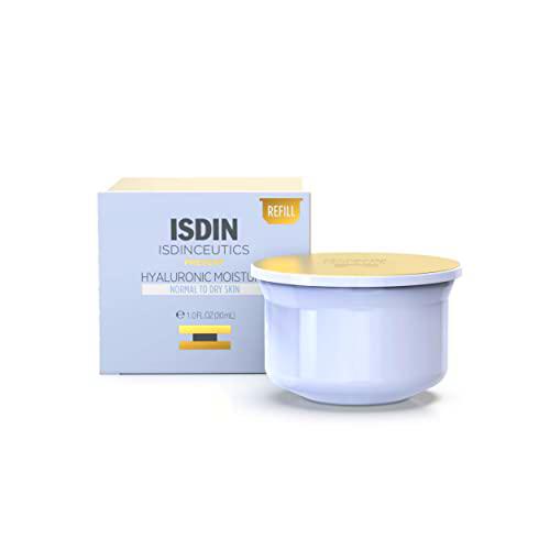 ISDIN Isdinceutics Hyaluronic Moisture Normal to dry Crema Facial Hidratante Ligera Con Ácido Hialurónico Para Piel Normal a Seca Con un 88% de Ingredientes de Origen Natural