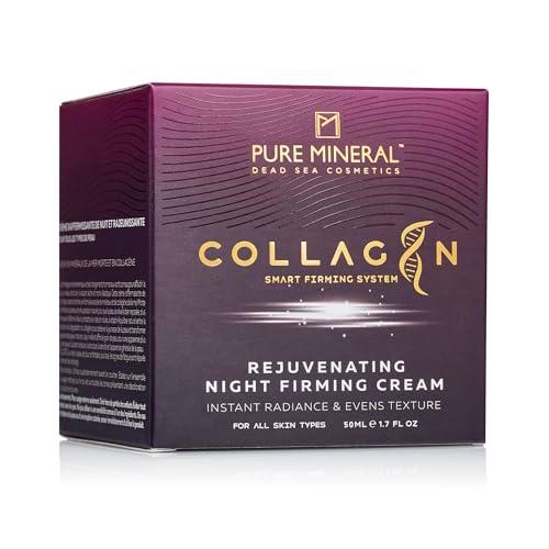 Pure Mineral - Crema de Noche Reafirmante y Regeneradora con Colágeno