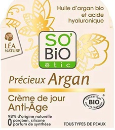 SO'BIO ETIC Crema DE Dia ANTIEDAD hialuronico-argan 50ml