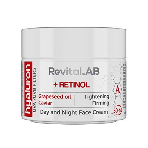 RevitaLAB Hyaluron Anti-Aging Day and Night Cream, Enriched with Retinol