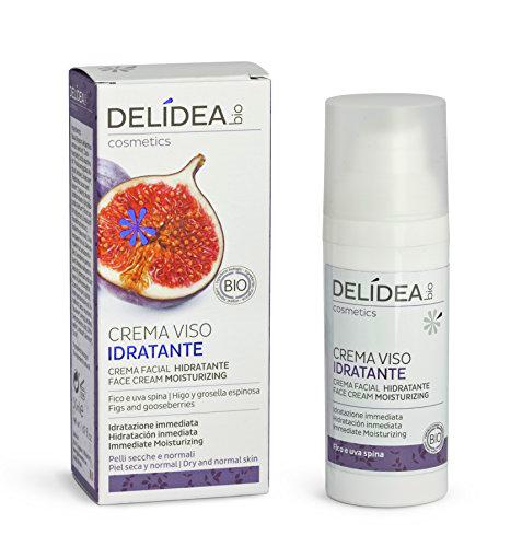 delidea bio Crema facial, las 24 horas Humedad spendet Higo y bayas de espino