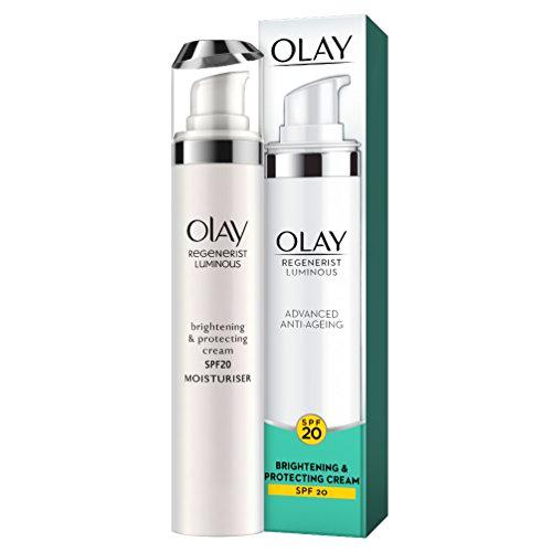 Crema Olay Regenerist Luminoso Blanqueador Hidratante con 50 ml SPF20