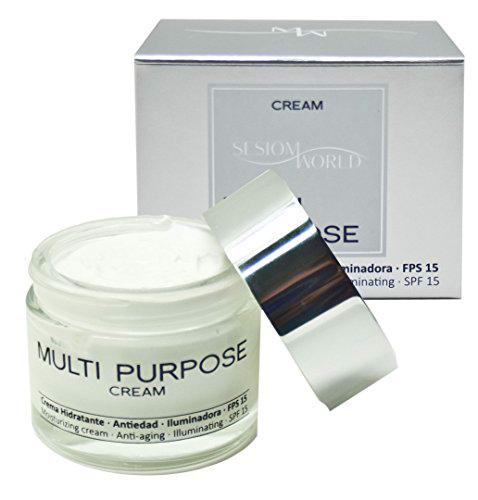 Sesiomworld Crema Facial Multi Purpose Hidratante, Antiedad E Iluminadora 60 ml 1 Unidad 220 g