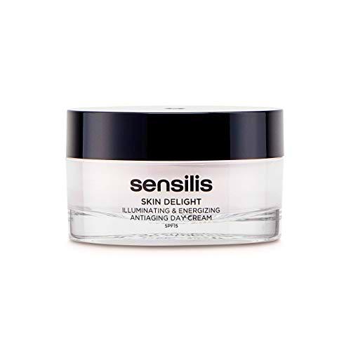 Sensilis Skin Delight - Crema de Día Antiedad Iluminadora y Energizante con SPF15