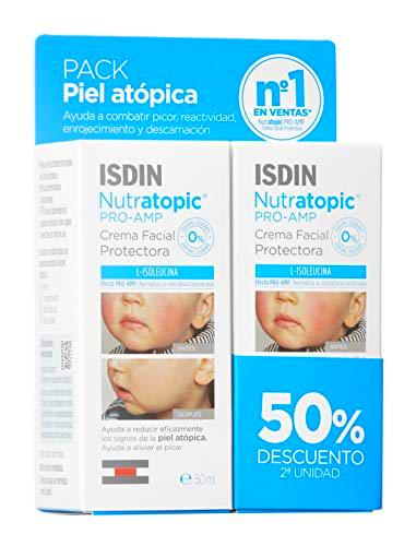 ISDIN Nutratopic Pro-Amp, Duplo Crema Facial Para Piel Atópica