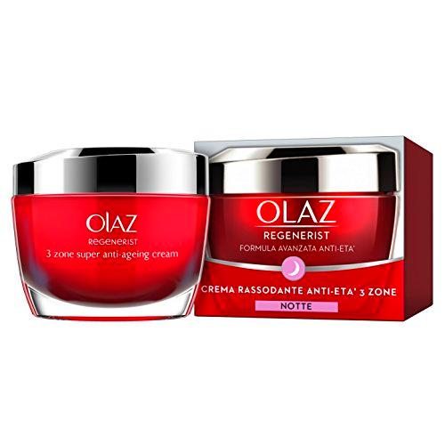 Olaz Regenerist - Crema facial antiarrugas de noche con ácido hialurónico