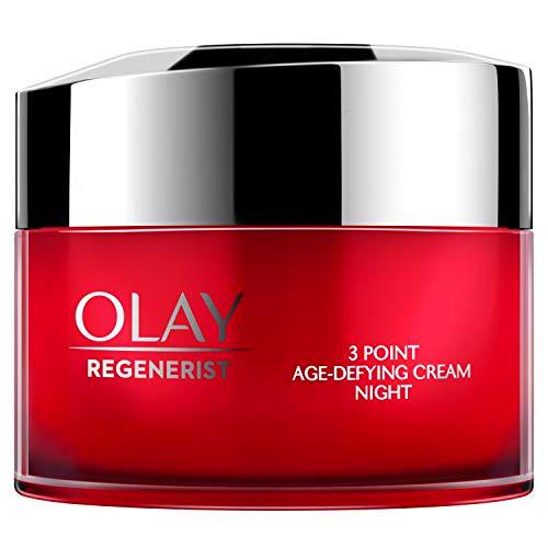 Olay Regenerist Crema de noche, Crema facial de noche sin fragancia con niacinamida y péptidos, 15 ml