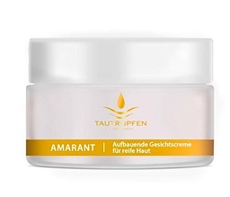 Tautropfen Amaranth/Anti-age, Crema facial fortalecedora para pieles maduras