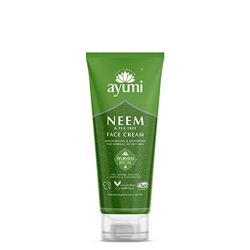 Ayumi Neem &amp; Tea Tree Face Cream. Vegan, Cruelty-Free