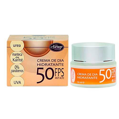 Nurana Cosmetics, Crema diurna facial con factor de protección 50- 50 ml.