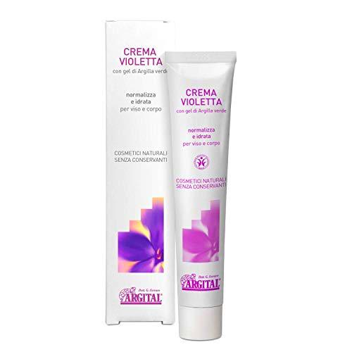 Argital Aila Violetta, Crema de Violeta para Manos y Cuerpo, 50 ml