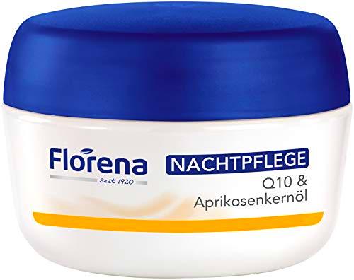 Florena Smoothing Crema antiarrugas noche con Q10, 1er Pack (1 x 50 ml)