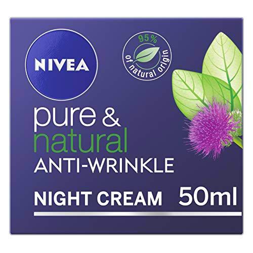 NIVEA Pura y Natural Anti-Arrugas Crema de Noche - 50 ml