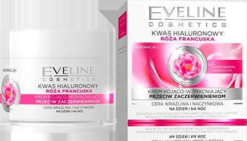 Eveline ROSA+ HYALURON Crema antiarrugas contra rojeces 50 ml