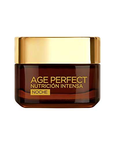 L'Oréal Paris Age Perfect Nutrición Intensa - Crema Rica Reparadora de Noche para Pieles Maduras y Desnutridas