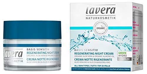 lavera Crema Nocturna facial ∙ Aloe Vera ∙ Vegano ∙ Cosméticos naturales 100% certificados ∙ Cuidado de la piel ∙ 50 ml