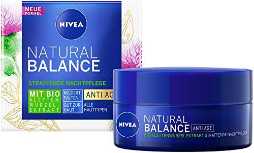 NIVEA Natural Balance - Crema hidratante de noche reafirmante (50 ml)