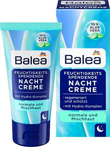 balea hidratantes Noche Crema, 3 Pack (3 x 50 ml)