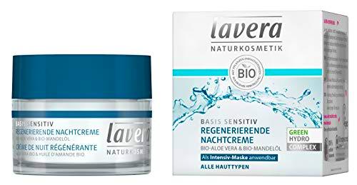 Lavera Base Sensitive Regenerierende Nachtcreme Bio Aloe Vera &amp; Mandelöl