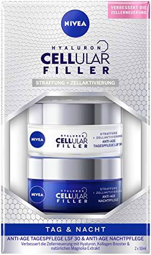 NIVEA Hyaluron Cellular Filler Anti-Age Set de día y noche (2 x 50 ml)