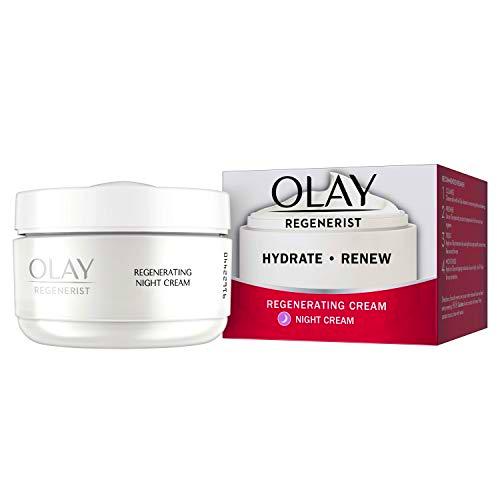 Olay Regenerist Crema de Noche Regeneradora 50 ml, Suaviza el Aspecto de las Arrugas por la Noche