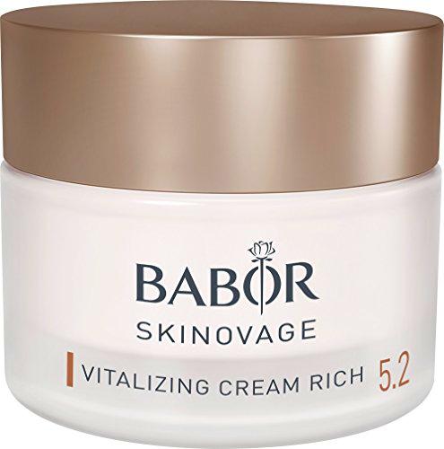 BABOR SKINOVAGE Vitalizing Cream Rich Crema de cuidado facial rica para revitalizar la piel cansada y opaca, 50 ml