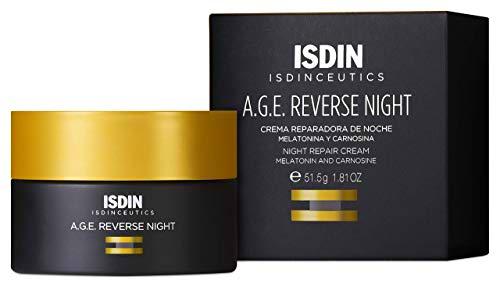 Isdinceutics A.G.E. Reverse Night, Crema Reparadora de Noche con Melatonina Anti Aging