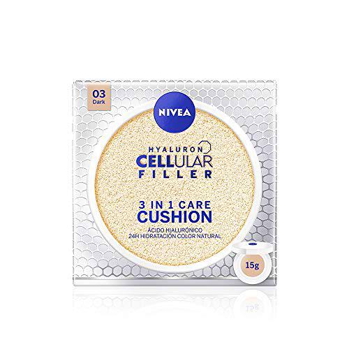 NIVEA Hyaluron Cellular Filler 3en1 Cushion Tono Oscuro (1 x 15 ml)