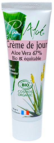 Pur Aloé: crema de día con Aloe vera, 67% biológica, 50 ml