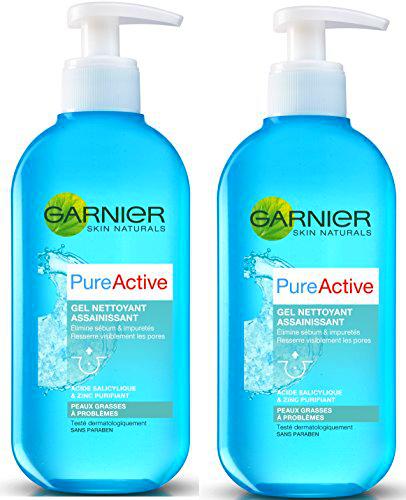 Garnier Skin Naturals Pure Active - Gel limpiador de gel