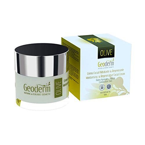 Geoderm Crema Facial Hidratante y Regenerante con Aceite de Oliva