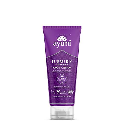 Ayumi Turmeric &amp; Bergamot Face Cream. Vegan, Cruelty-Free