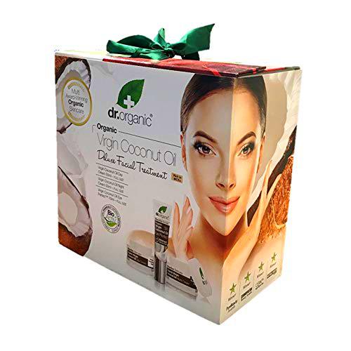 Dr. Organic Set Facial Deluxe Aceite Virgen Coco Dr