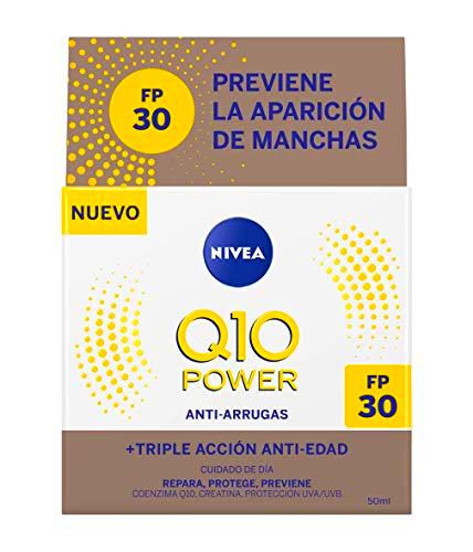 NIVEA Q10 Power Antiarrugas Cuidado de Día Triple Defensa FP30 (1 x 50 ml)