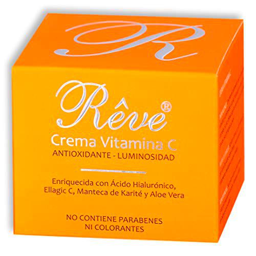 REVE Crema Facial Hialurónico y Vitamina C - Antioxidante