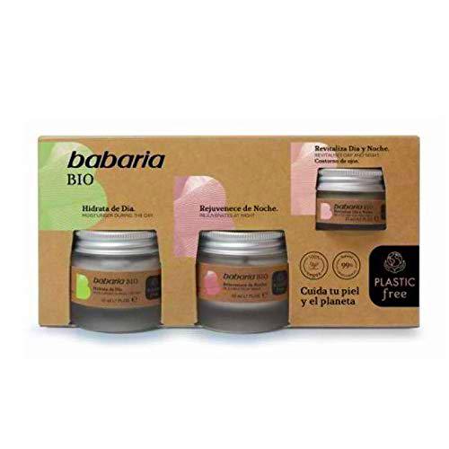 BABARIA BIO CREMA HIDRATANTE + CREMA DE NOCHE 50ML + CREMA DE OJOS 15ML