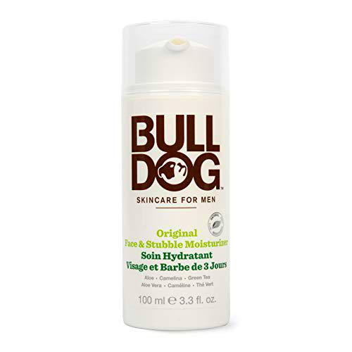 Bulldog - Cuidado hidratante original para rostro/barba de 3 días, 100 ml