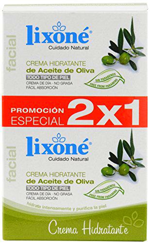 Lixone Crema de Día de Aceite de Oliva - 2 Unidades