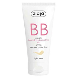 Ziaja Bb Cream Pieles Normales, Secas y Sensibles Spf15 Tono Claro 50 ml