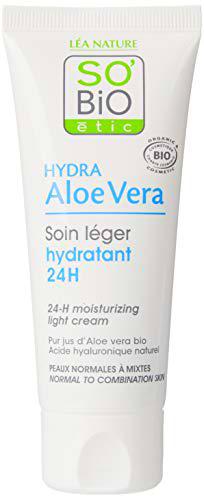 SO'BIO ETIC Crema Ligera 24H Acido hialuronico-Aloe 50ml